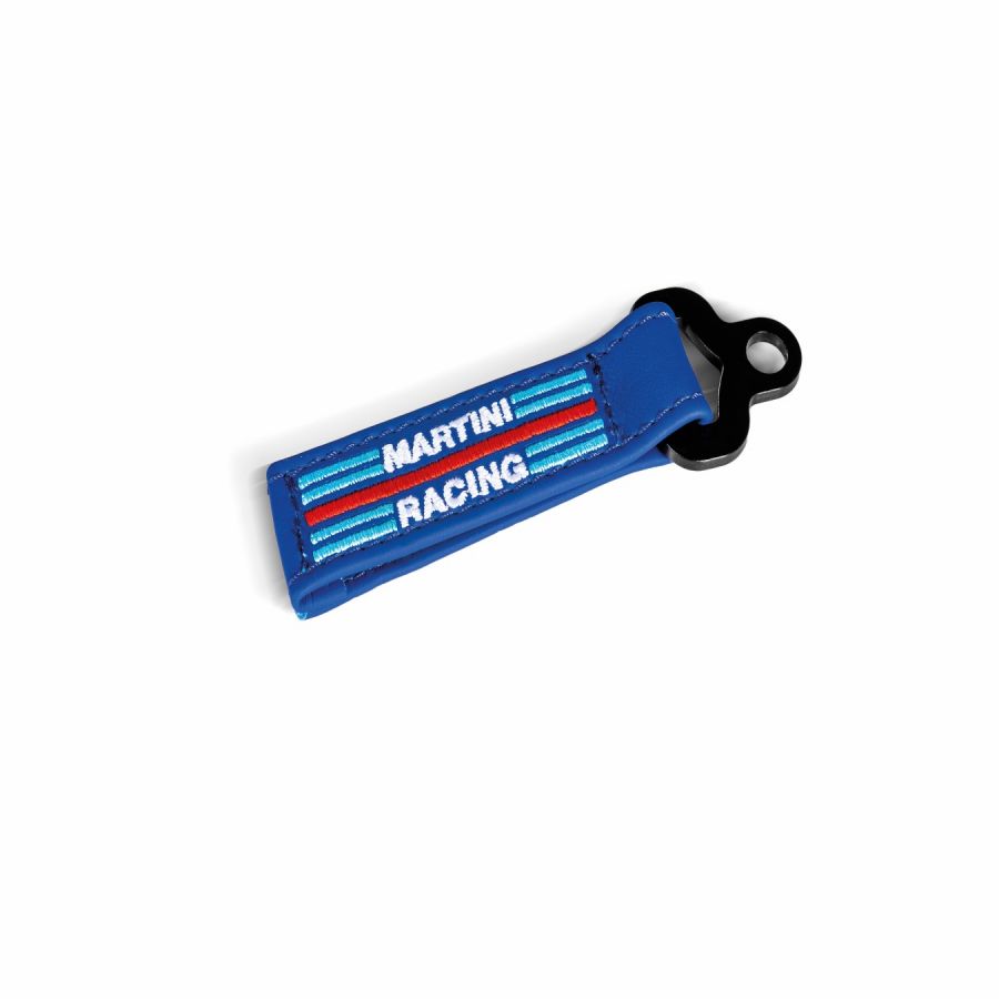 martini-racing-logo-leather-keyring-blue-0_1 Sparco Martini Racing Δερμάτινο Μπρελόκ - Image 1