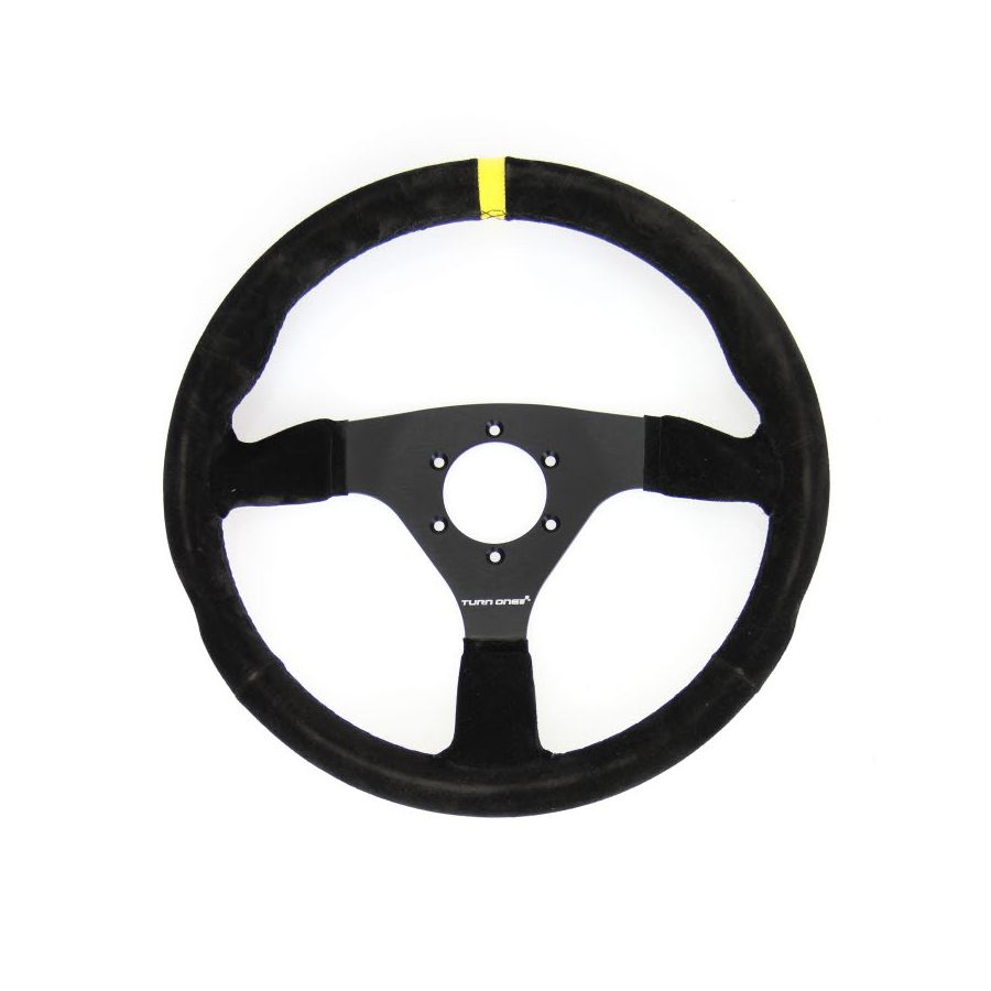 turn-one-racing-suede-steering-wheel-0_5 Turn One Racing Suede 300 Τιμόνι - Image 1