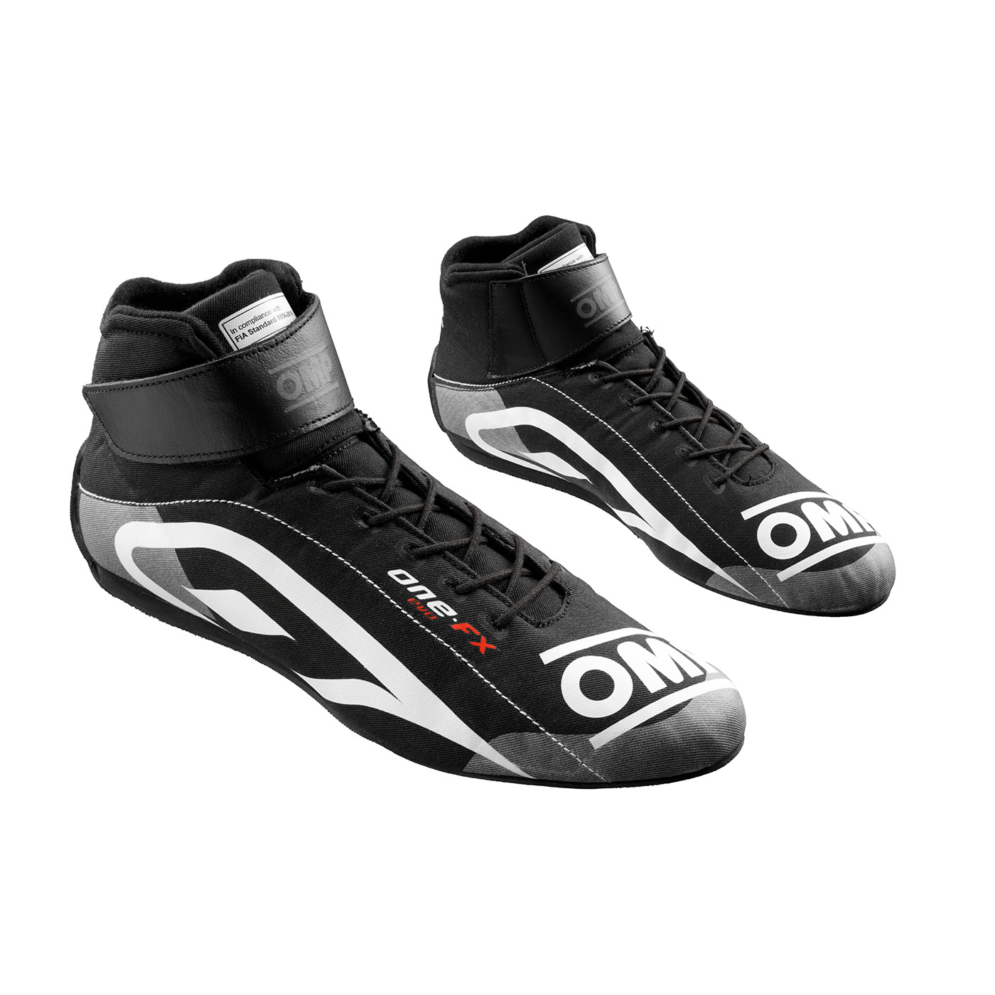 omp-one-evo-fx-racing-shoes-black OMP One Evo FX Παπούτσια - Image 1