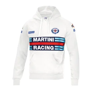sparco martini hoodie white