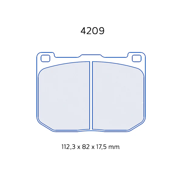 clbrakes-4209 CL Brakes 4209 Τακάκια - Image 1