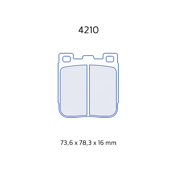 clbrakes-4210 CL Brakes 4210 Τακάκια - Image 1