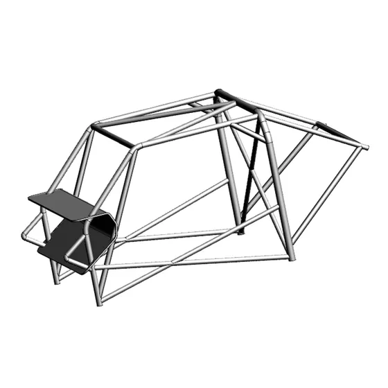 omp_ab_100_340a OMP Κλωβός Ασφαλείας Πολλαπλών Σημείων Κολλητός για BMW M3 E92 με 2 πόρτες - Image 1