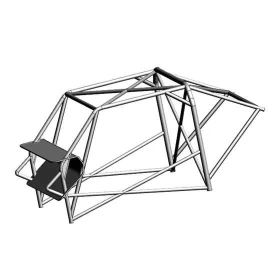 omp_ab_106_261a OMP Ελαφρύς Κλωβός Ασφαλείας Πολλαπλών Σημείων Κολλητός για Subaru Impreza WRX STI - Image 1