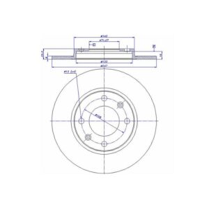 redspec group n rear brake discs for citroen sax