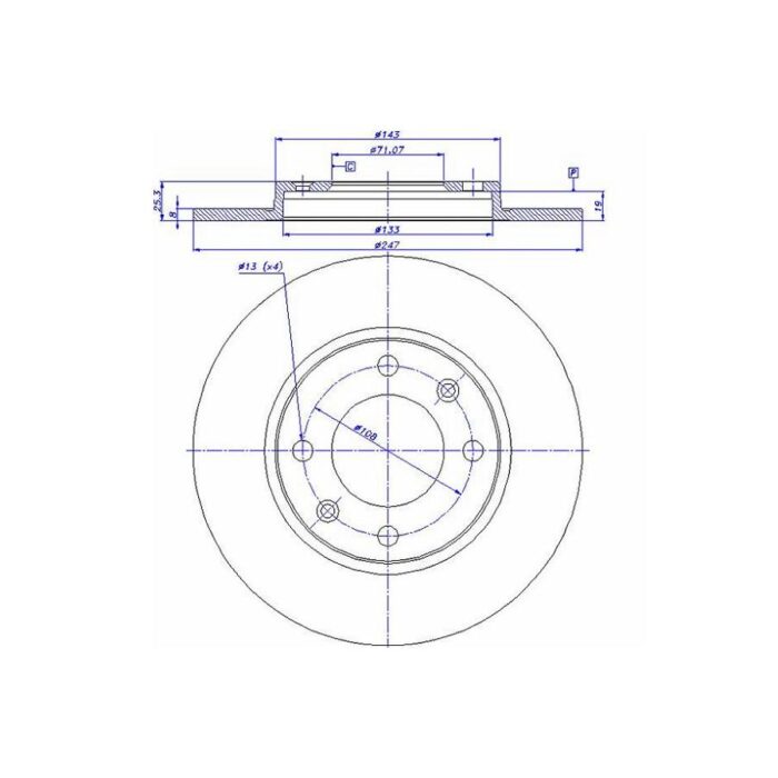 REDSPEC Group N Οπίσθιες Δισκόπλακες CITROEN / PEUGEOT - Image 2