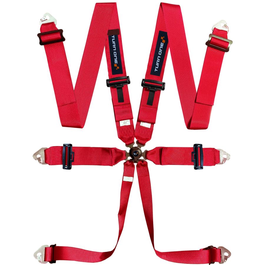 harnais-turn-one-speed-6-points-fia-8853-2016-rouge2024121914452667642376e7ad3 TURN ONE Ζώνη Speed 6-σημείων 3 ιντσών - Image 1