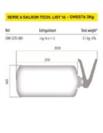 OMP SST6 Μηχανικό Σύστημα Πυρόσβεσης 3kg - Image 2